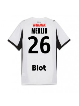Stade Rennais Quentin Merlin #26 Auswärtstrikot 2025-26 Kurzarm Stade Rennais Quentin Merlin #26 Auswärtstrikot 2025-26 Kurzarm